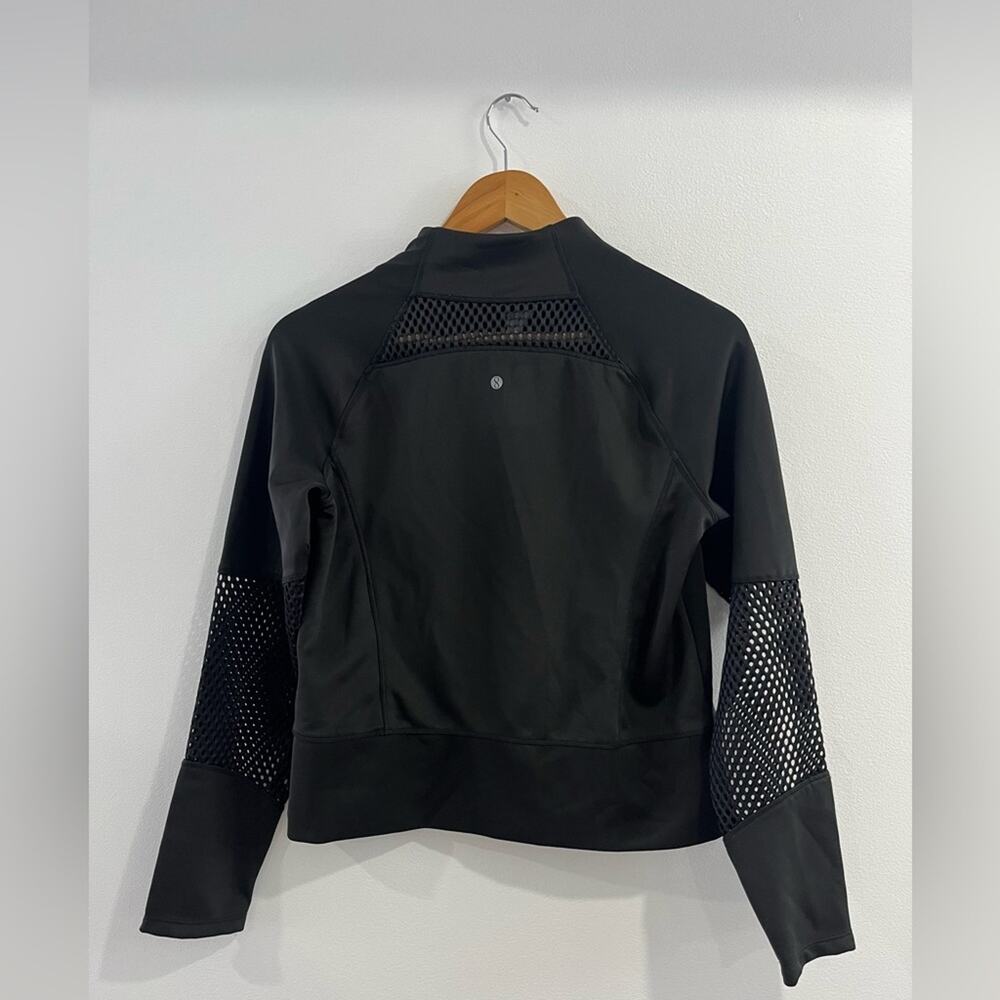 Layer 8 Womens Black‎ Full Zip Active Jacket Medium - Picture 5 of 8